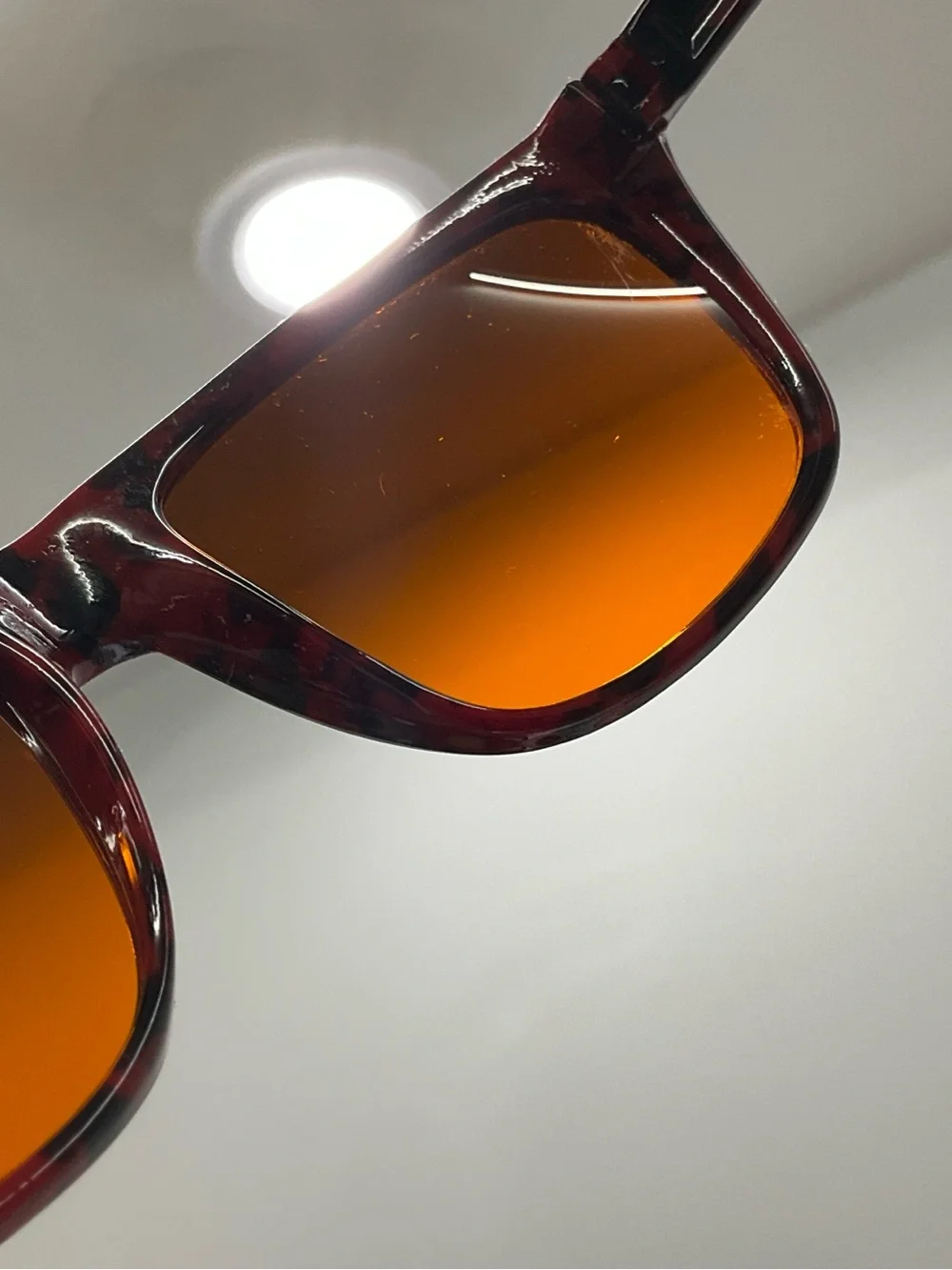 Vintage BluBlockers Sunglasses red tortoise